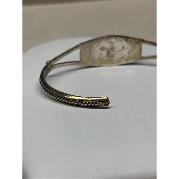 BENNIE BOWEKATY BRACELET STERLING SILVER WITH OPALS - Picture 7 of 16